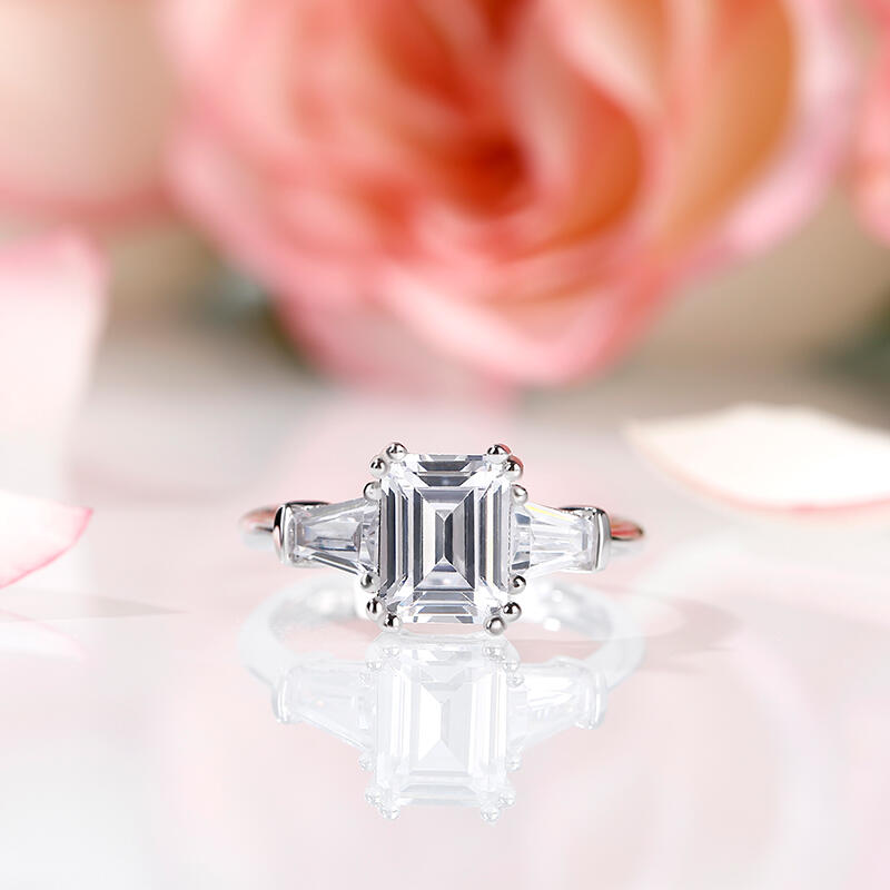 Emerald Cut Engagement Ring American