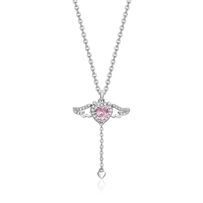 Pink Heart Necklace