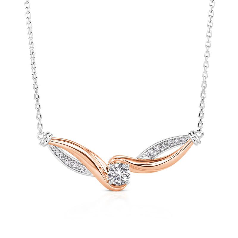 Ribbon Twist Necklace - view 1