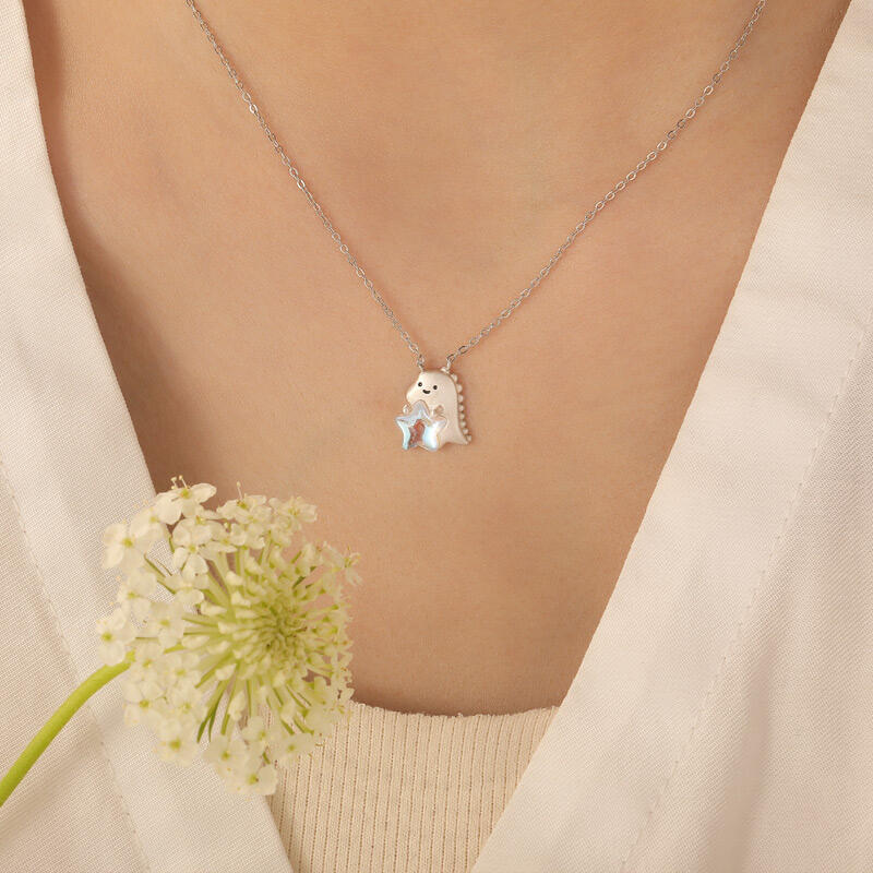 Dinosaur Necklace Juelvia US