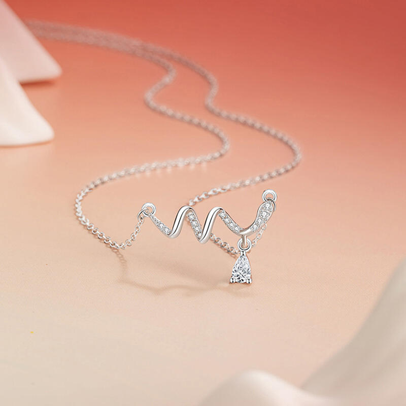 Silver Snake Necklace US