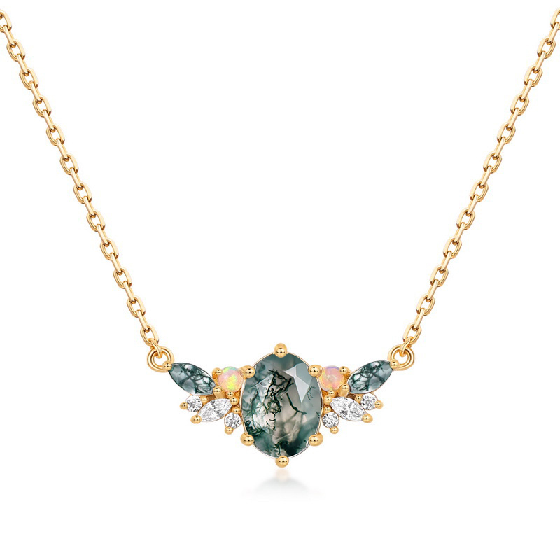 Moss Agate Necklace - view 1