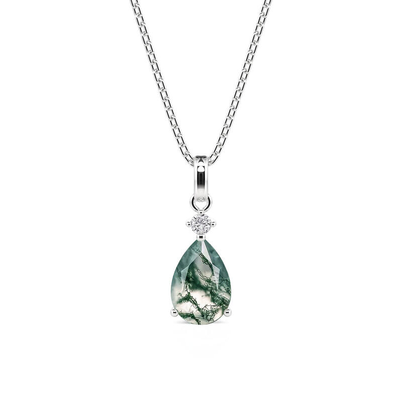 Moss Agate Necklace - view 1