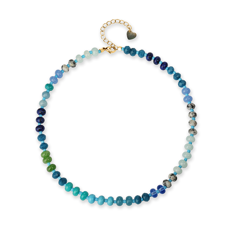 Colorful Beaded Necklace - view 1