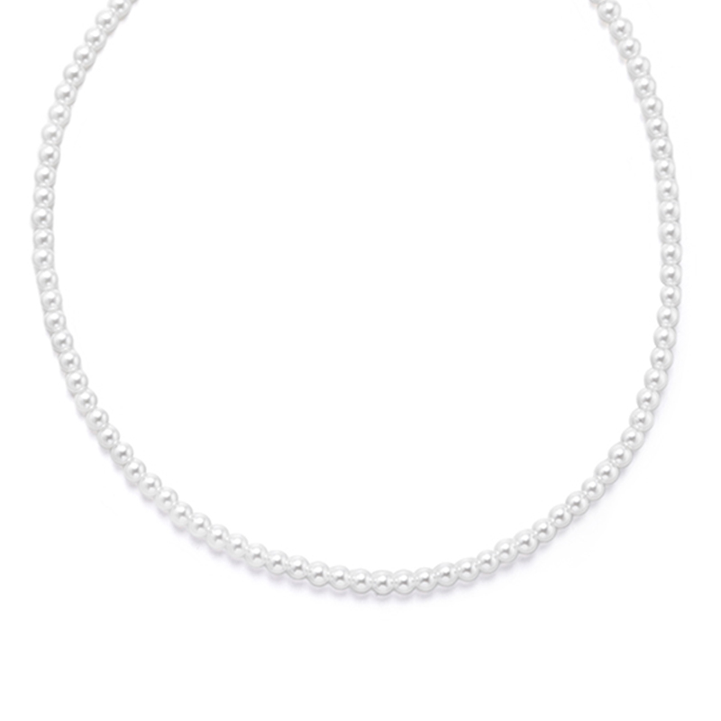 Timeless White Pearl Sterling Silver Necklace
