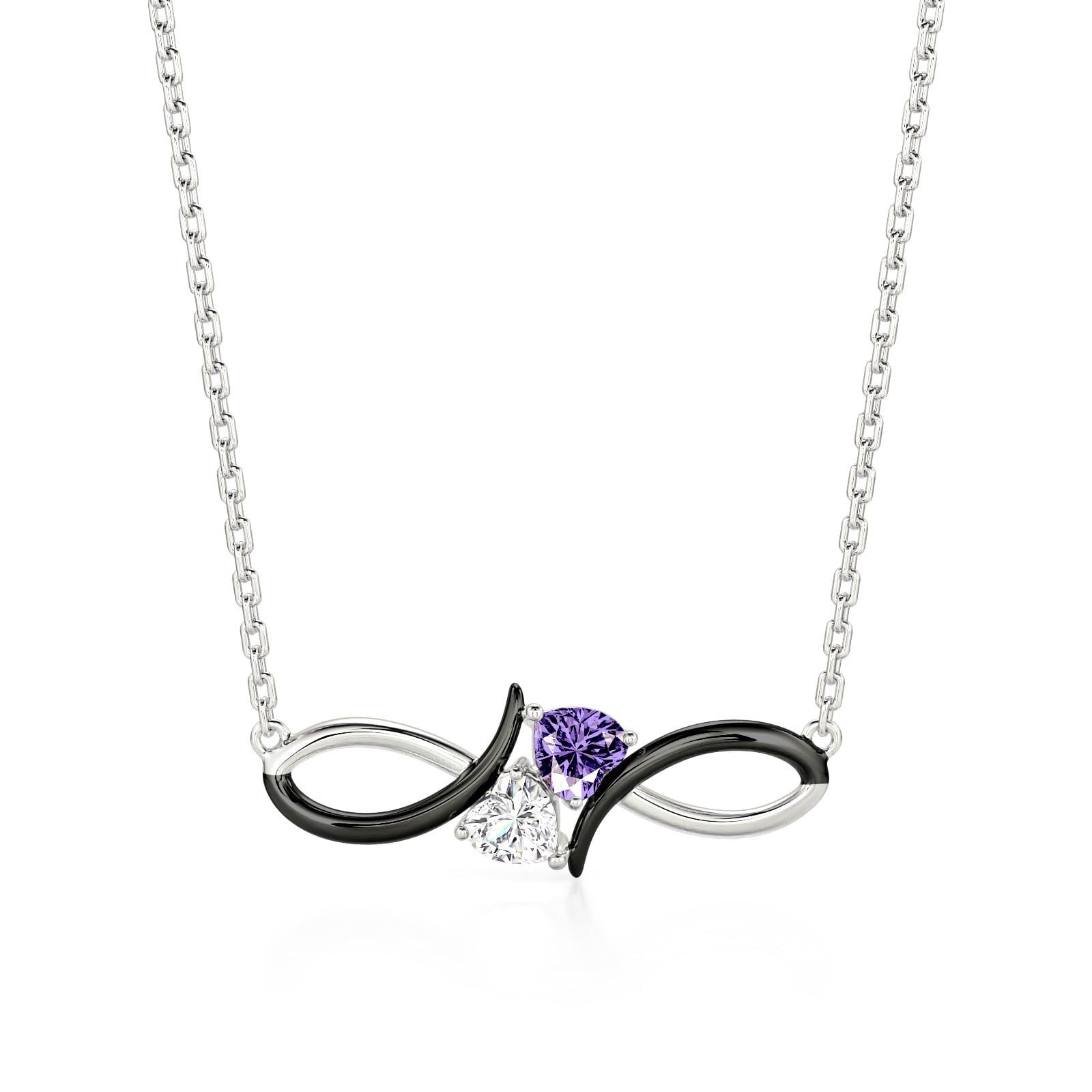 Custom Infinity Necklace - view 1