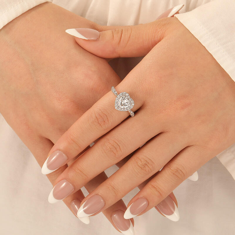 Halo Engagement Ring Juelvia US