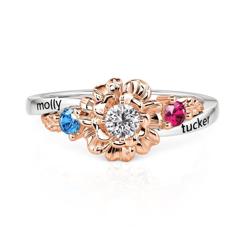 Flower Ring - view 1