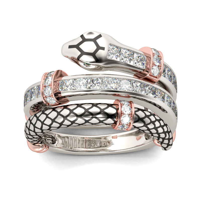 Knot Snake Sterling Silver Women's Band