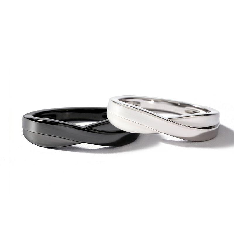 Couple Ring Silver - view 1