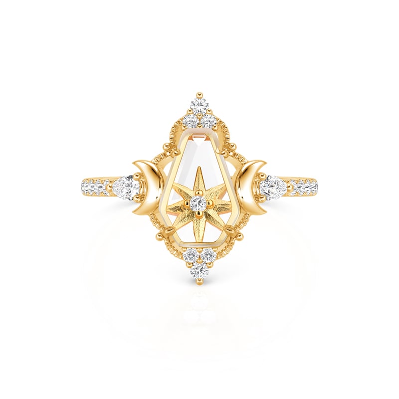 Gold Statement Ring - view 1