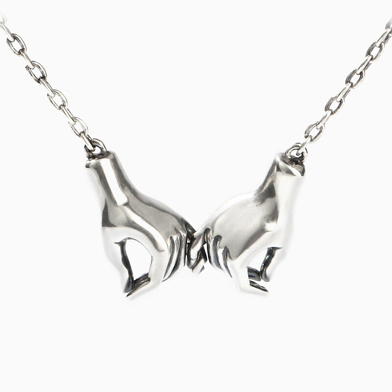 Juelvia "Make A Promise" Gesture Sterling Silver Necklace