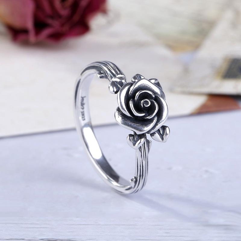 Rose Flower Ring Juelvia US