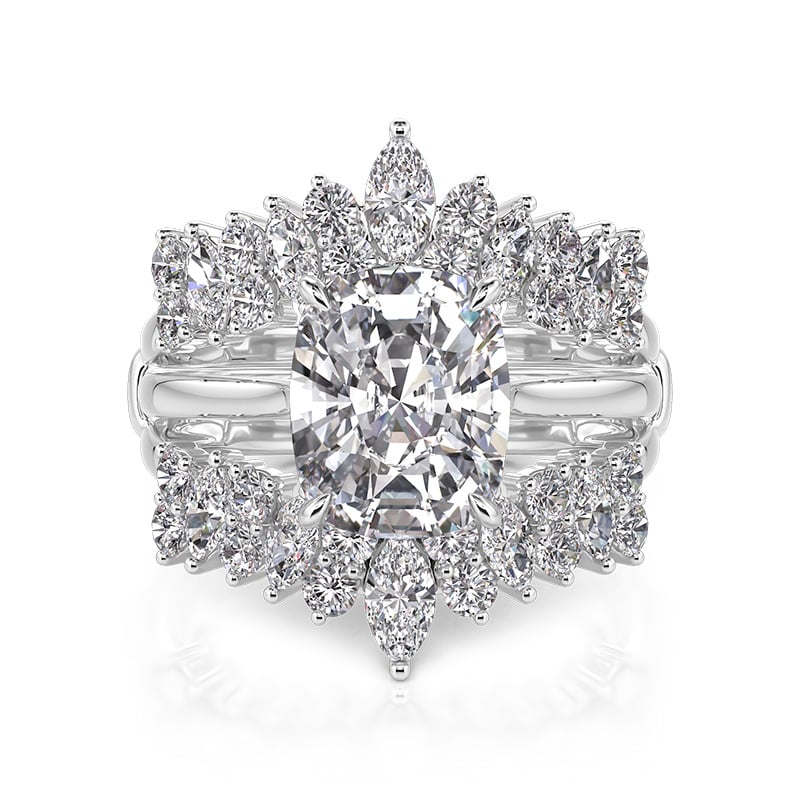 Cushion Cut Rings - view 1