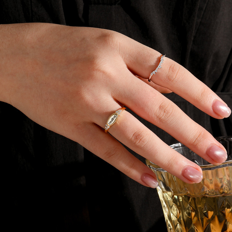 Custom Name Rings Juelvia US