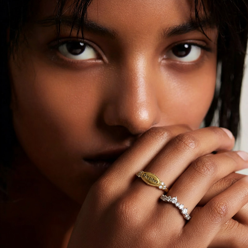 Custom Name Rings Juelvia US