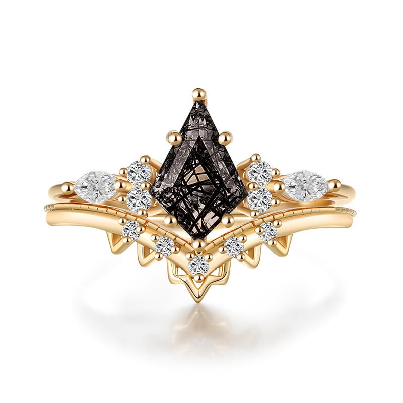 Kite Cut Engagement Ring - view 1