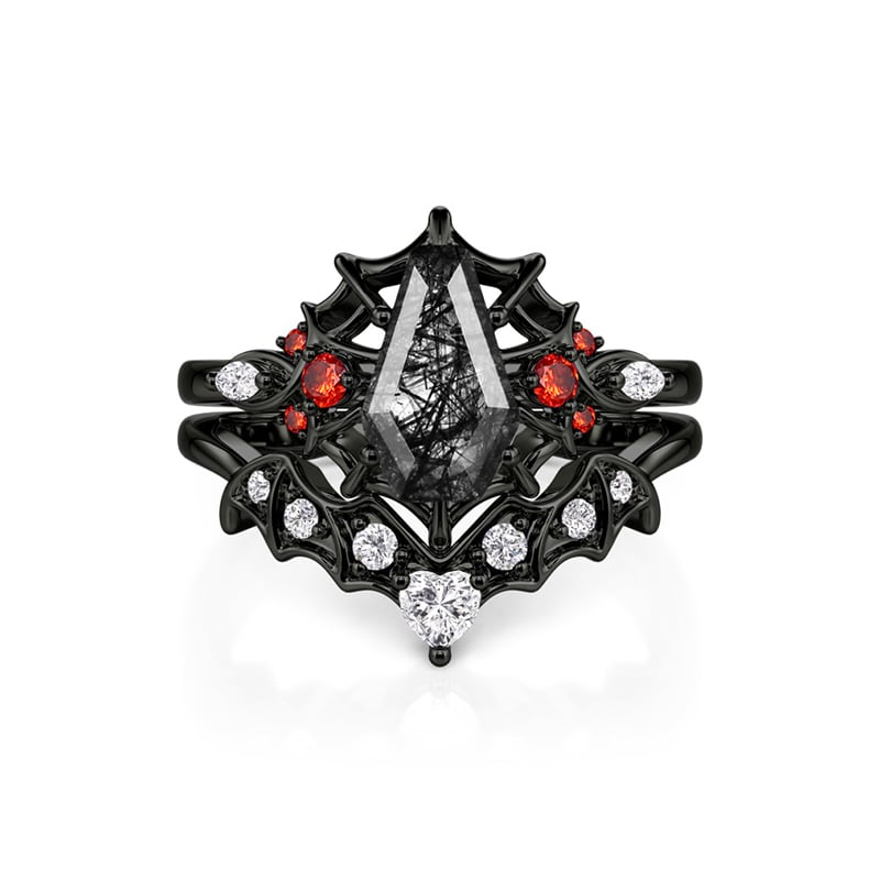 Black Ring Set - view 1