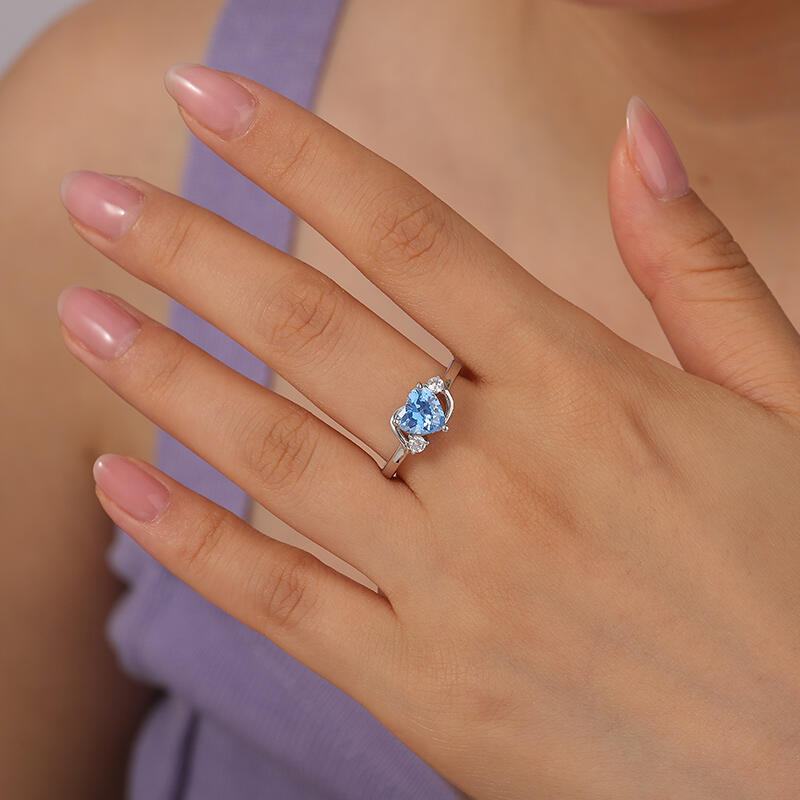 Birthstone Promise Ring Juelvia US