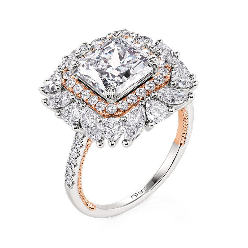 Double Halo Ring