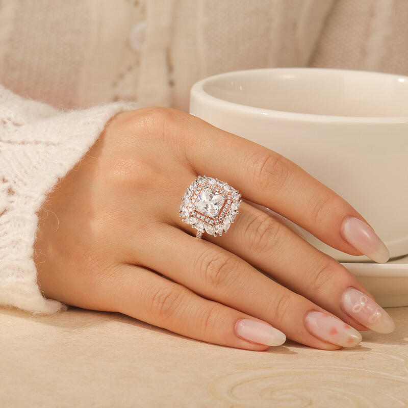 Radiant Cut Engagement Ring American