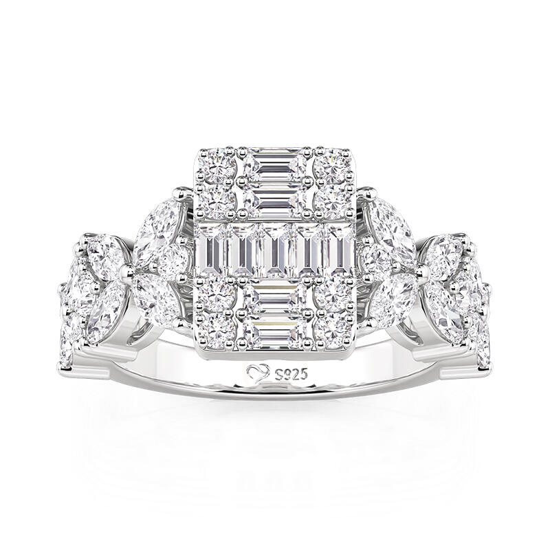 Olivetta Irregular Gemstone Butterfly Ring
