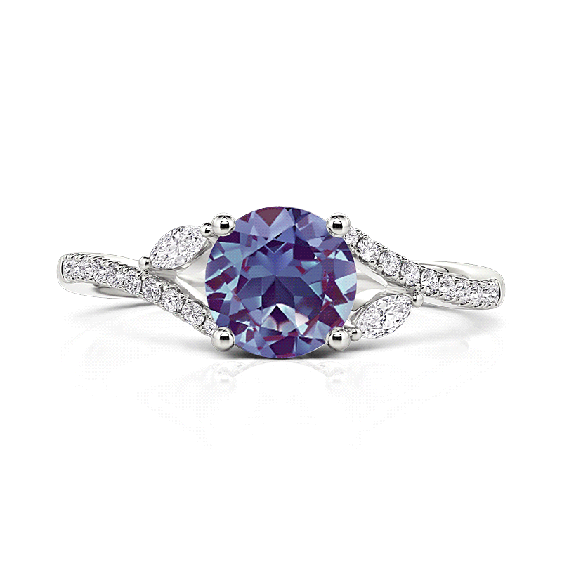 Split Shank Engagement Ring - view 1