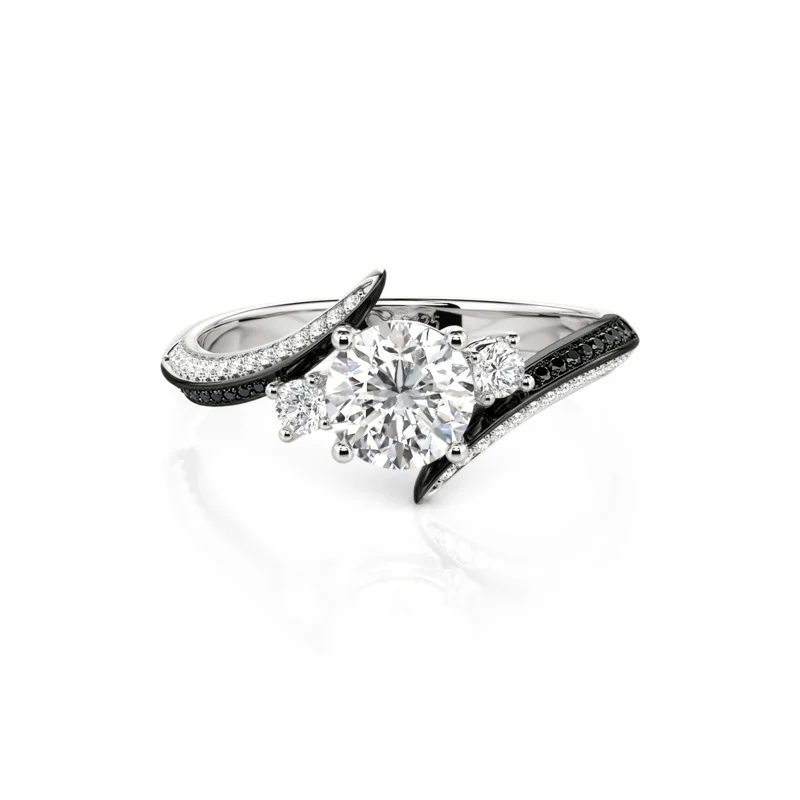 Three Stone Engagement Ring - view 1