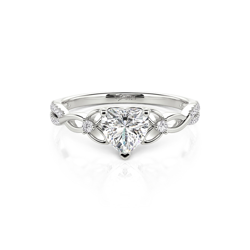 Infinity Heart Ring - view 1