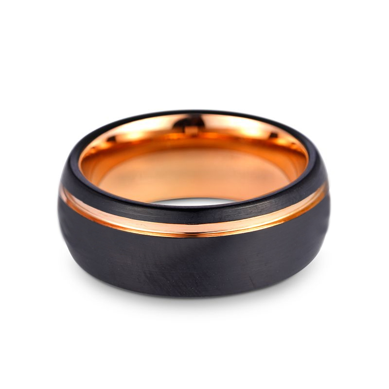 Juelvia Two Tone Titanium Steel Men's Band