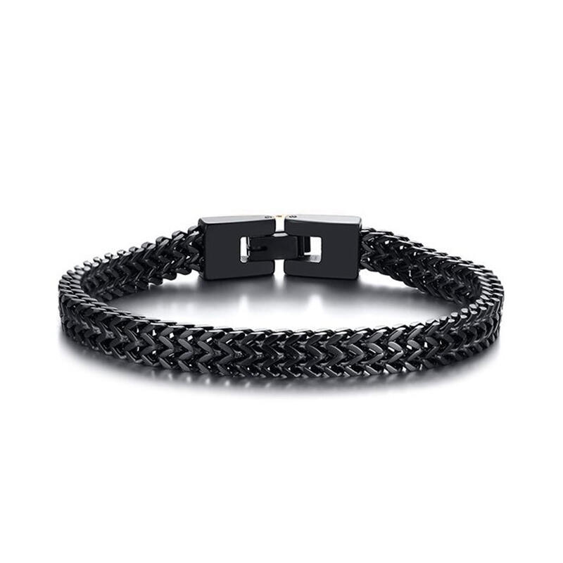 Hip Hop Stainless Steel Men's Bracelet
