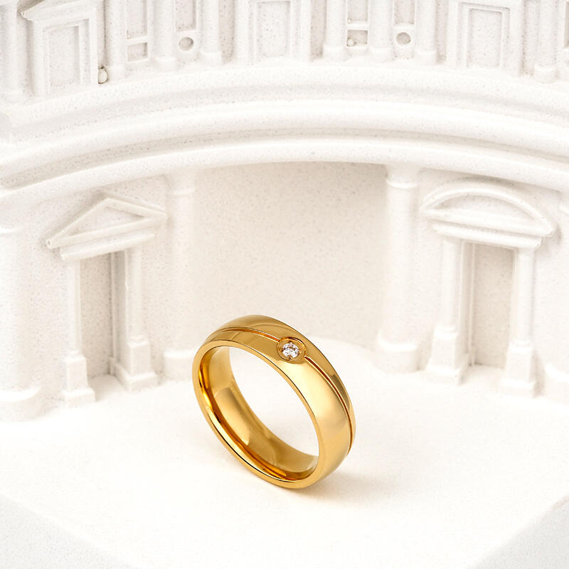 Solitaire Men Ring American