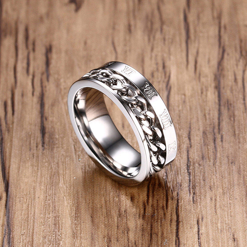 Men Stainless Ring US