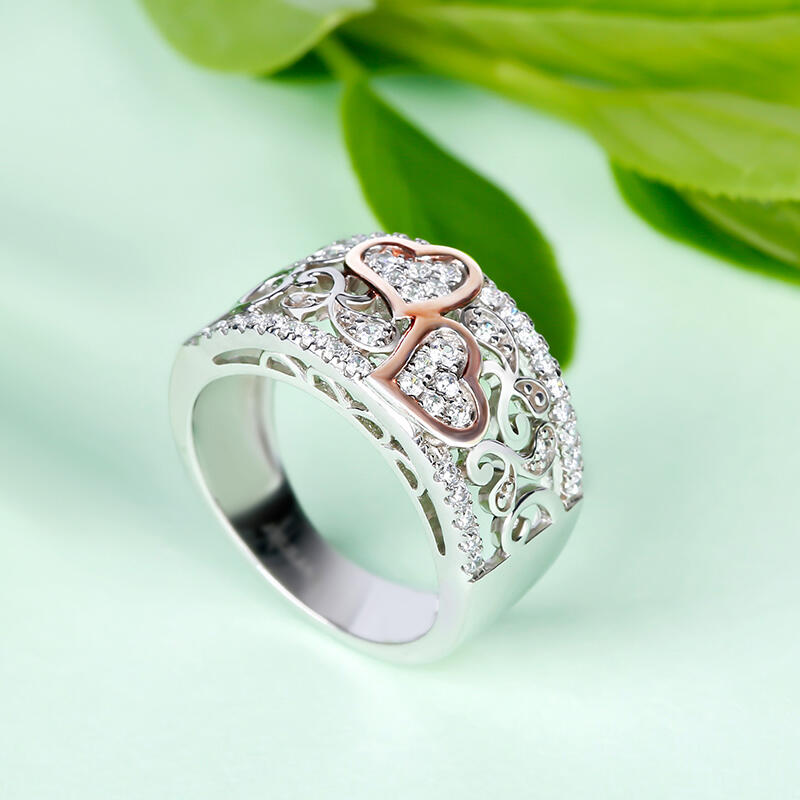 Hollow Out Wedding Band US